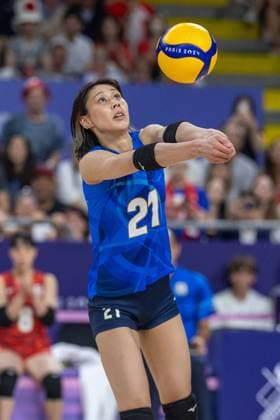 Volleyball - Olympic Games, Olympische Spiele, Olympia, OS Paris 2024: Day-2 Yukiko Wada is playing during Volleyball Women s Preliminary Round - Group B - match between Poland and Japan on the Olympic Games Paris 2024 at South Paris Arena in Paris, France on July 28, 2024. Paris France  Copyright: xAndrzejxIwanczukx originalFilename:iwanczuk-volleyba240728_npH8j.jpg