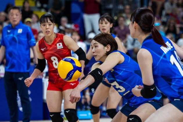 Volleyball - Olympic Games, Olympische Spiele, Olympia, OS Paris 2024: Day-2 Sarina Nishida is playing during Volleyball Women s Preliminary Round - Group B - match between Poland and Japan on the Olympic Games Paris 2024 at South Paris Arena in Paris, France on July 28, 2024. Paris France  Copyright: xAndrzejxIwanczukx originalFilename:iwanczuk-volleyba240728_npv3Z.jpg