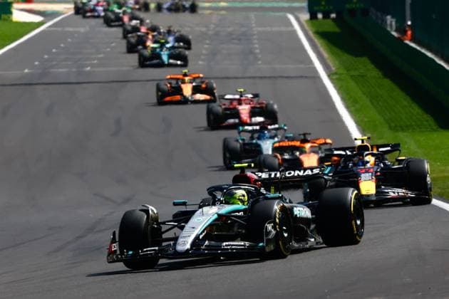 F1 Belgian Grand Prix 2024 Lewis Hamilton of Mercedes during the Formula 1 Belgian Grand Prix at Spa-Francorchamps in Spa, Belgium on July 27, 2024. Spa Belgium  Copyright: xJakubxPorzyckix originalFilename:porzycki-f1belgia240728_npKF7.jpg