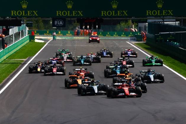 Formula 1, Belgian GP at Spa-Francorchamps - the race