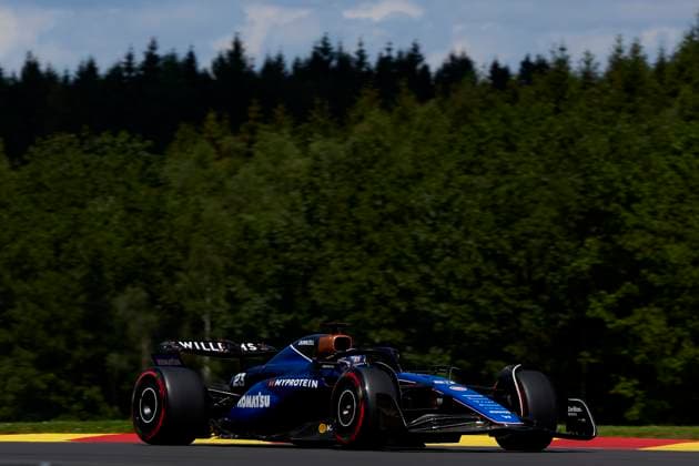 F1 Grand Prix of Belgium Alexander Albon of Thailand driving the (23) Williams FW46 Mercedes on track during the F1 Grand Prix of Belgium at Circuit de Spa-Francorchamps on July 28, 2024, in Spa, Belgium. Spa Circuit de Spa-Francorchamps Spa Belgium RL_GPF1BELG24_000852 Copyright: xRicardoxLarreinax