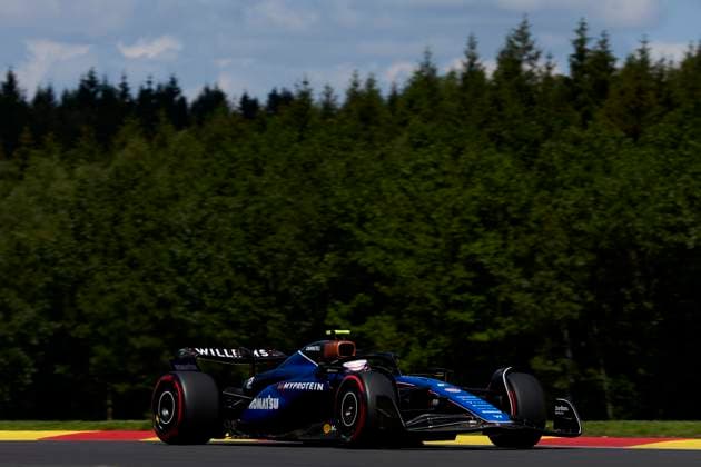 F1 Grand Prix of Belgium Logan Sargeant of United States driving the (2) Williams FW46 Mercedes on track during the F1 Grand Prix of Belgium at Circuit de Spa-Francorchamps on July 28, 2024, in Spa, Belgium. Spa Circuit de Spa-Francorchamps Spa Belgium RL_GPF1BELG24_000854 Copyright: xRicardoxLarreinax