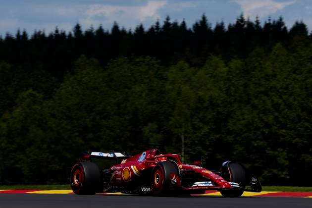 F1 Grand Prix of Belgium Charles Leclerc of Monaco driving the (16) Scuderia Ferrari SF-24 on track during the F1 Grand Prix of Belgium at Circuit de Spa-Francorchamps on July 28, 2024, in Spa, Belgium. Spa Circuit de Spa-Francorchamps Spa Belgium RL_GPF1BELG24_000866 Copyright: xRicardoxLarreinax