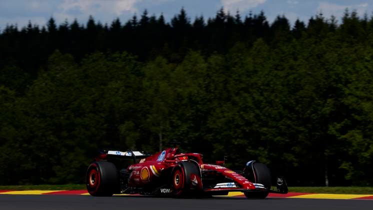 F1 Grand Prix of Belgium Charles Leclerc of Monaco driving the (16) Scuderia Ferrari SF-24 on track during the F1 Grand Prix of Belgium at Circuit de Spa-Francorchamps on July 28, 2024, in Spa, Belgium. Spa Circuit de Spa-Francorchamps Spa Belgium RL_GPF1BELG24_000867 Copyright: xRicardoxLarreinax