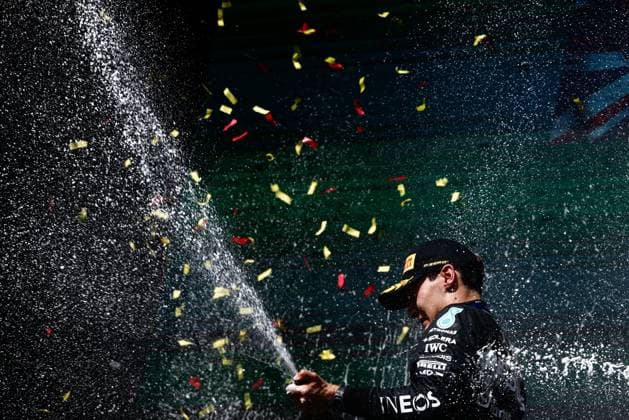 F1 Belgian Grand Prix 2024 George Russell of Mercedes after the Formula 1 Belgian Grand Prix at Spa-Francorchamps in Spa, Belgium on July 27, 2024. Spa Belgium  Copyright: xJakubxPorzyckix originalFilename:porzycki-f1belgia240728_npew6.jpg
