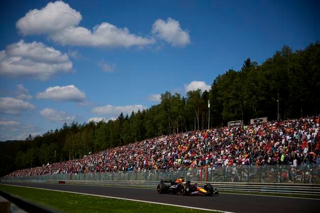 F1 Grand Prix of Belgium Max Verstappen of the Netherlands driving the (1) Oracle Red Bull Racing RB20 on track during the F1 Grand Prix of Belgium at Circuit de Spa-Francorchamps on July 28, 2024, in Spa, Belgium. Spa Circuit de Spa-Francorchamps Spa Belgium RL_GPF1BELG24_000942 Copyright: xRicardoxLarreinax