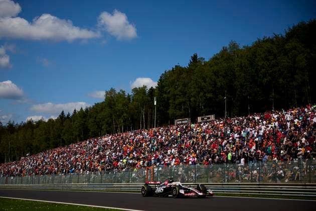 F1 Grand Prix of Belgium Kevin Magnussen of Denmark driving the (20) MoneyGram Haas F1 Team VF-24 Ferrari on track during the F1 Grand Prix of Belgium at Circuit de Spa-Francorchamps on July 28, 2024, in Spa, Belgium. Spa Circuit de Spa-Francorchamps Spa Belgium RL_GPF1BELG24_000951 Copyright: xRicardoxLarreinax