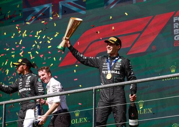 63 George Russell GBR, Mercedes AMG Petronas F1 Team , F1 Grand Prix of Belgium at Circuit de Spa Francorchamps on July 28, 2024 in Spa Francorchamps, Belgium Photo by HOCH ZWEI Spa Francorchamps Belgium