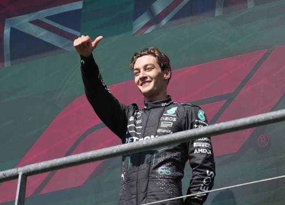 28 07 2024, Circuit de Spa Francorchamps, Spa Francorchhamps, Formula 1 Rolex Belgian Grand Prix 2024 , in the picture winner George Russell GBR , Mercedes AMG Petronas Formula One Team Defodi 506 20240728 hbr 3582 Defodi-506
