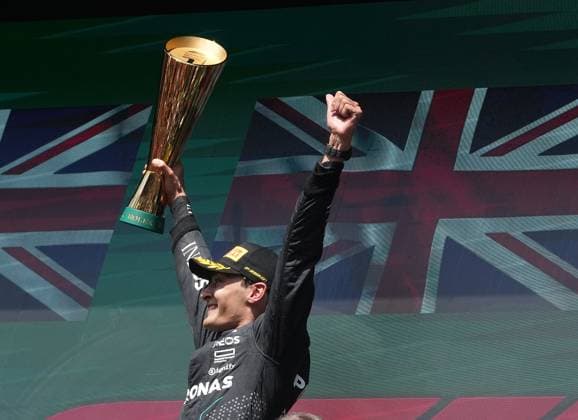 28 07 2024, Circuit de Spa Francorchamps, Spa Francorchhamps, Formula 1 Rolex Belgian Grand Prix 2024 , in the picture winner George Russell GBR , Mercedes AMG Petronas Formula One Team Defodi 506 20240728 hbr 3777 Defodi-506