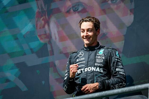 63 George Russell GBR, Mercedes AMG Petronas F1 Team , F1 Grand Prix of Belgium at Circuit de Spa Francorchamps on July 28, 2024 in Spa Francorchamps, Belgium Photo by HOCH ZWEI Spa Francorchamps Belgium