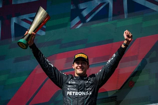 63 George Russell GBR, Mercedes AMG Petronas F1 Team , F1 Grand Prix of Belgium at Circuit de Spa Francorchamps on July 28, 2024 in Spa Francorchamps, Belgium Photo by HOCH ZWEI Spa Francorchamps Belgium