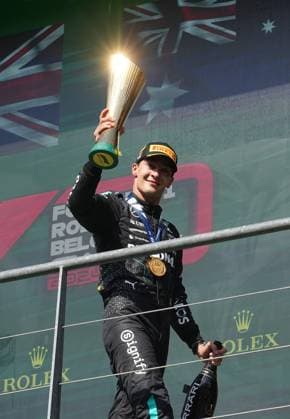 28 07 2024, Circuit de Spa Francorchamps, Spa Francorchhamps, Formula 1 Rolex Belgian Grand Prix 2024 , in the picture winner George Russell GBR , Mercedes AMG Petronas Formula One Team Defodi 506 20240728 hbr 4076 Defodi-506