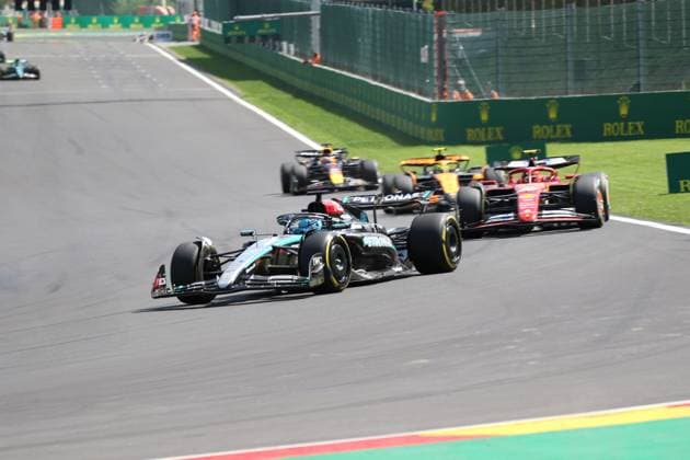 Stavelot, Belgium July 26 28, 2024 FIA Formula 1 World Championship Grand Prix Belgium Circuit de Spa Francorchamps 2024 Pictured George Russell GBR on his way to his second win of the season Circuit de Spa Francorchamps Copyright: xFotostandx xHorstxBernhardtx