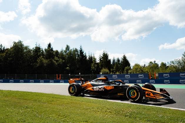 Belgium Grand Prix 2024 Picture by Thomas Maheux SWpix.com - 28 07 2024 - Formula One - Belgium Grand Prix 2024 - Circuit de Spa-Francorchamps, Spa, Belgium - Race - Oscar Piastri, Mclaren Copyright: x xSWpix.comx(t axPhotographyxHubxLtd)xThomasxMaheux SWpix.comx SWP-2571-0384