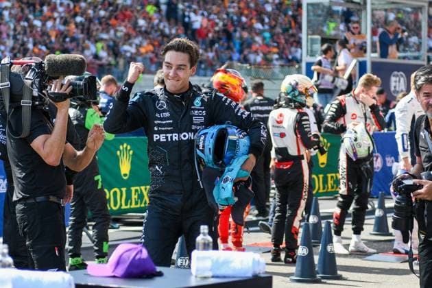 Formula 1 GP Spa Belgium Sunday, 28 07 2024 George Russell 63, Mercedes AMG Petronas F1 Team Formula 1 GP Spa Belgium Sunday, 28 07 2024 Copyright: xBEAUTIFULxSPORTS Erlhofx
