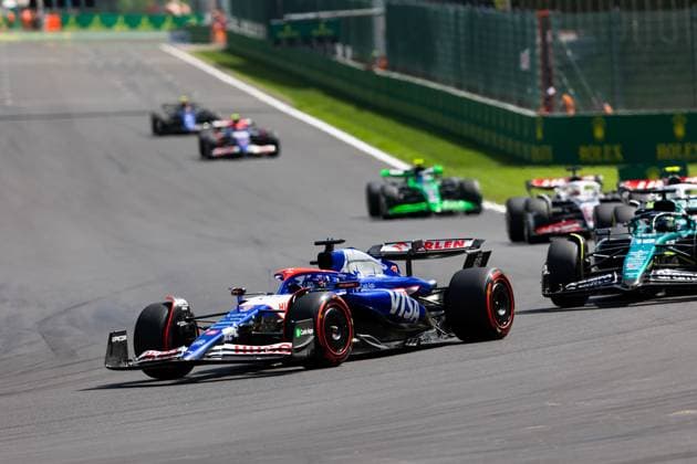 03 RICCIARDO Daniel (aus), Visa Cash App RB F1 Team VCARB 01, action during the Formula 1 Rolex Belgian Grand Prix 2024, 14th round of the 2024 Formula One World Championship, WM, Weltmeisterschaft from July 26 to 28, 2024 on the Circuit de Spa-Francorchamps, in Stavelot, Belgium - F1 - BELGIAN GRAND PRIX 2024 DPPI Panoramic  240728_R14_BELGIO_DP_JFR61913.CR3_