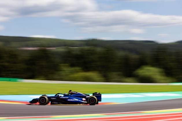 27 HULKENBERG Nico (ger), Haas F1 Team VF-24 Ferrari, action during the Formula 1 Rolex Belgian Grand Prix 2024, 14th round of the 2024 Formula One World Championship, WM, Weltmeisterschaft from July 26 to 28, 2024 on the Circuit de Spa-Francorchamps, in Stavelot, Belgium - F1 - BELGIAN GRAND PRIX 2024 DPPI Panoramic  240728_R14_BELGIO_DP_JFR62692.CR3_