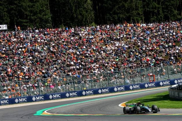 44 Lewis Hamilton GBR, Mercedes AMG Petronas F1 Team , F1 Grand Prix of Belgium at Circuit de Spa Francorchamps on July 28, 2024 in Spa Francorchamps, Belgium Photo by HOCH ZWEI Spa Francorchamps Belgium