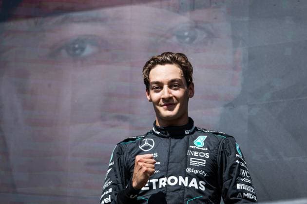 63 George Russell GBR, Mercedes AMG Petronas F1 Team , F1 Grand Prix of Belgium at Circuit de Spa Francorchamps on July 28, 2024 in Spa Francorchamps, Belgium Photo by HOCH ZWEI Spa Francorchamps Belgium