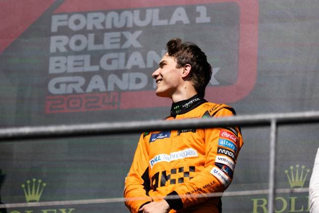 81 Oscar Piastri AUS, McLaren Formula 1 Team , F1 Grand Prix of Belgium at Circuit de Spa Francorchamps on July 28, 2024 in Spa Francorchamps, Belgium Photo by HOCH ZWEI Spa Francorchamps Belgium