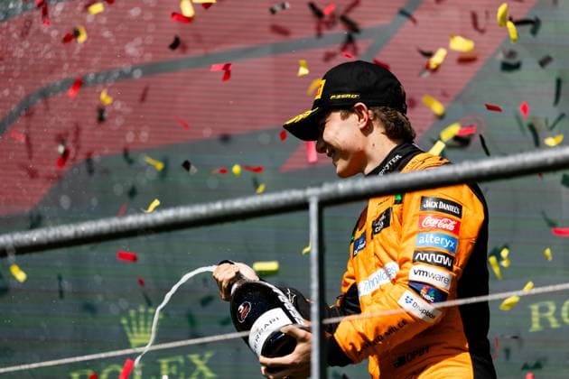 81 Oscar Piastri AUS, McLaren Formula 1 Team , F1 Grand Prix of Belgium at Circuit de Spa Francorchamps on July 28, 2024 in Spa Francorchamps, Belgium Photo by HOCH ZWEI Spa Francorchamps Belgium