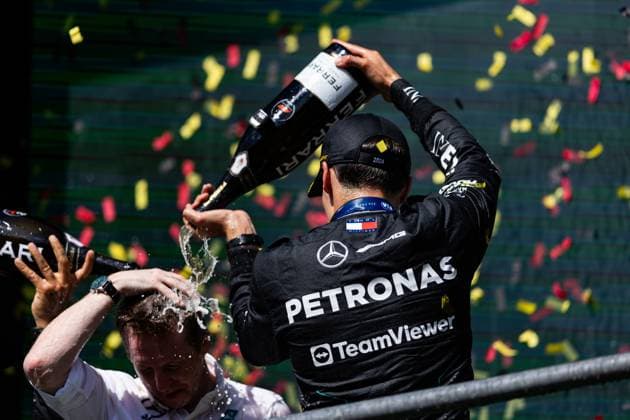 63 George Russell GBR, Mercedes AMG Petronas F1 Team , F1 Grand Prix of Belgium at Circuit de Spa Francorchamps on July 28, 2024 in Spa Francorchamps, Belgium Photo by HOCH ZWEI Spa Francorchamps Belgium