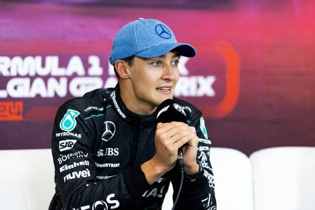 63 George Russell GBR, Mercedes AMG Petronas F1 Team , F1 Grand Prix of Belgium at Circuit de Spa Francorchamps on July 28, 2024 in Spa Francorchamps, Belgium Photo by HOCH ZWEI Spa Francorchamps Belgium