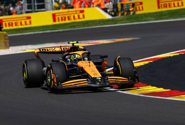4 Lando Norris GBR, McLaren Formula 1 Team , F1 Grand Prix of Belgium at Circuit de Spa Francorchamps on July 28, 2024 in Spa Francorchamps, Belgium Photo by HOCH ZWEI Spa Francorchamps Belgium