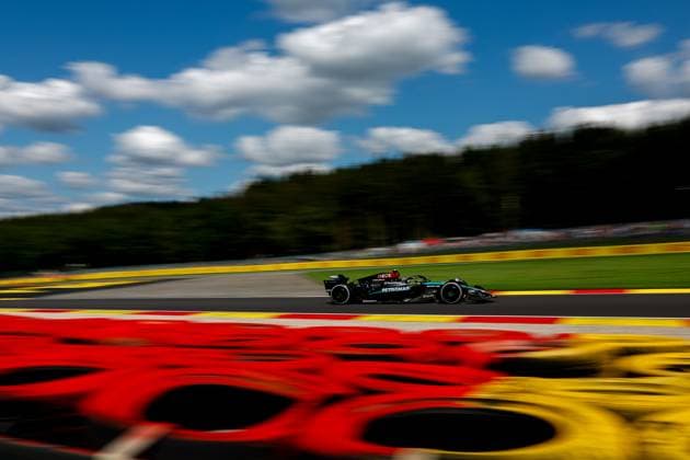 44 Lewis Hamilton GBR, Mercedes AMG Petronas F1 Team , F1 Grand Prix of Belgium at Circuit de Spa Francorchamps on July 28, 2024 in Spa Francorchamps, Belgium Photo by HOCH ZWEI Spa Francorchamps Belgium