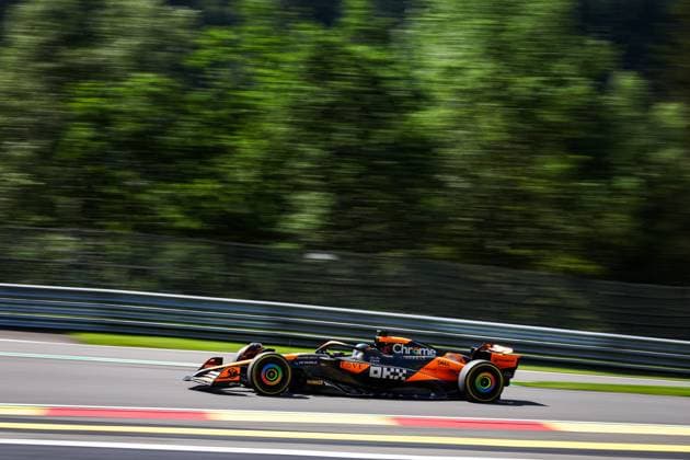 81 PIASTRI Oscar (aus), McLaren F1 Team MCL38, action during the Formula 1 Rolex Belgian Grand Prix 2024, 14th round of the 2024 Formula One World Championship, WM, Weltmeisterschaft from July 26 to 28, 2024 on the Circuit de Spa-Francorchamps, in Stavelot, Belgium - F1 - BELGIAN GRAND PRIX 2024 DPPI Panoramic  240728_R14_BELGIO_DP_FG005900