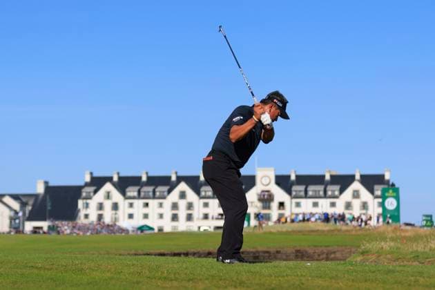28th July 2024; Carnoustie Golf Links, Carnoustie, Angus, Scotland, Senior Open Championship, Round 4; K J Choi plays from the rough on the eighteenth hole of the Championship Links, Carnoustie during the final round of The Senior Open presented by Rolex  ActionPlus12673712 DavidxYoung