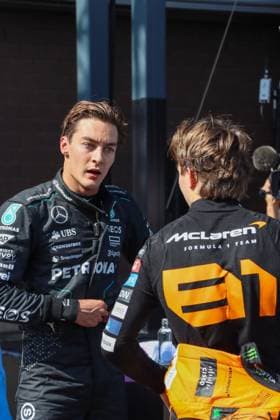 July 28, 2024, Spa, Monte Carlo, Belgium: GEORGE RUSSELL disqualified from the 2024 Belgian Grand Prix after winning the race ahead of teammate LEWIS HAMILTON, and Mclaren s OSCAR PIASTRI. Spa Belgium - ZUMAk187 20240728_zsp_k187_017 Copyright: xAlexisxKahnx