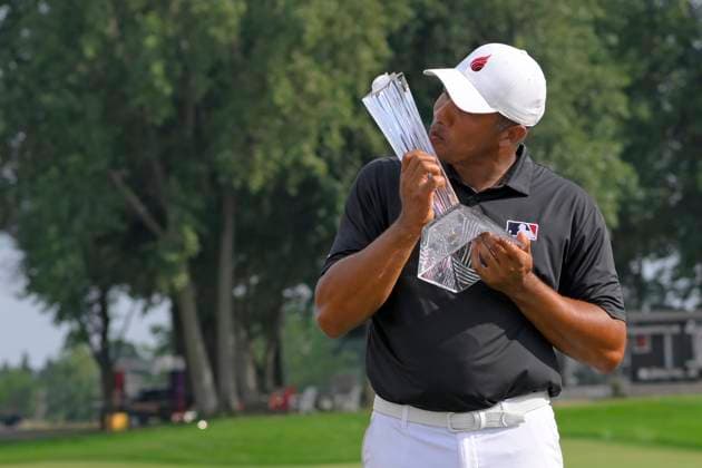 Golf, PGA, 3M Open in Blaine, winner Jhonattan Vegas