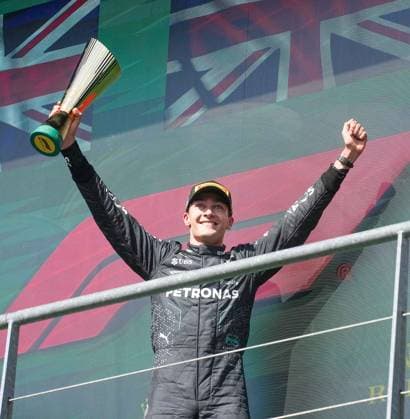 Belgium: 28.07.2024, Circuit de Spa-Francorchamps, Spa-Francorchhamps, Formula 1 Rolex Belgian Grand Prix 2024 , im Bild& xA;Sieger George Russell (GBR), Mercedes-AMG Petronas Formula One Team Formula 1 Championship - Formula 1 Rolex Belgian Grand Prix 2024 - Race  - ZUMAp169 20240728_zsa_p169_343 Copyright: xAlessioxDexMarco IPAxSportx