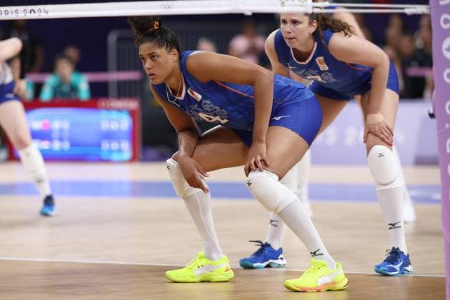 PARIS, 29-07-2024, Paris 2024 Olympic Games, Olympische Spiele, Olympia, OS Paris South Arena, Volleyball women, Netherlands - Turkey, Celeste Plak France: Olympic Games - Volleyball women Netherlands - Turkey (Paris 2024)  x25875559x Copyright: