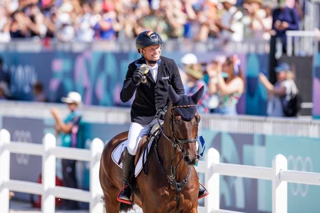 PARIS Olympic Summer Games Olympic Summer Games 2024, PARIS Olympic Summer Games Olympic Summer Games 2024 JUNG Michael GER , Chipmunk FRH Prize giving ceremony Partial competition Jumping Team Decision Show Jumping Team cometition Paris, Château de Versailles, Château de Versailles 29 July 2024