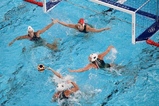 Paris 2024, Water polo, Women, Hungary - Canada