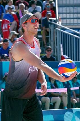 Olympic Games Beach Volleyball Paris 30 07 2024 Preliminary round, Men, GER FRA, Nils Ehlers 1, GER , Copyright: xBEAUTIFULxSPORTS TomxBlochx