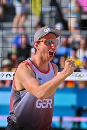 Olympic Games Beach Volleyball Paris 30 07 2024 Preliminary round, Men, GER FRA, Nils Ehlers 1, GER , Copyright: xBEAUTIFULxSPORTS TomxBlochx