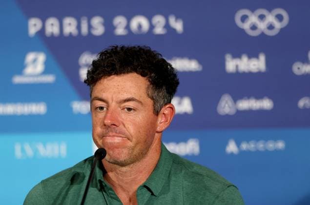 Paris 2024 Olympic Games, Olympische Spiele, Olympia, OS - Golf Previews, Le Golf National, Paris, France 30 7 2024 Rory McIlroy Rory McIlroy 30 7 2024  Copyright: x INPHO JamesxCrombiex 074A7144