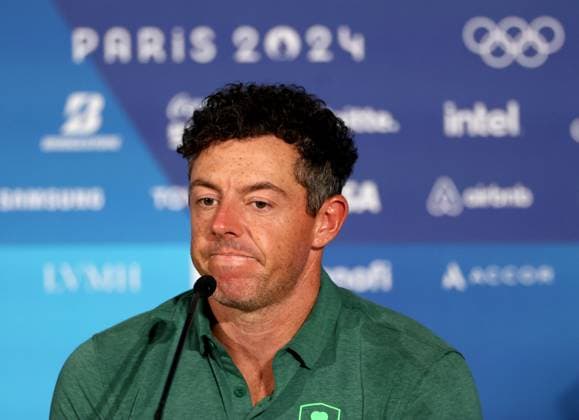 Paris 2024 Olympic Games, Olympische Spiele, Olympia, OS - Golf Previews, Le Golf National, Paris, France 30 7 2024 Rory McIlroy Rory McIlroy 30 7 2024  Copyright: x INPHO JamesxCrombiex 074A7145