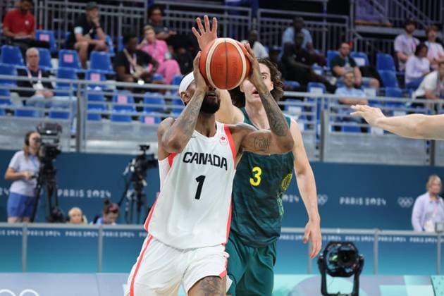 Nickeil ALEXANDER-WALKER (Canada) Mens basketball, Canada vs Australia, Men s preliminary round during the Olympic Games, Olympische Spiele, Olympia, OS Paris 2024. photo Laurent Sanson DPPI Panoramic JO 2024 : BASKET BALL - Canada vs Australie - Jeux Olympiques 2024 - Paris2024 - Lille - 30 07 2024 DPPI Panoramic 