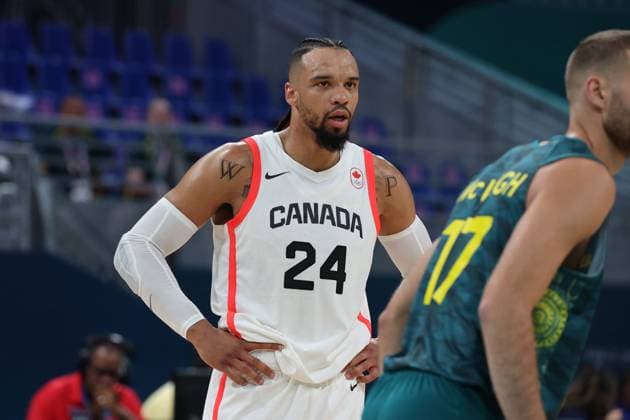 Dillon BROOKS (Canada) Mens basketball, Canada vs Australia, Men s preliminary round during the Olympic Games, Olympische Spiele, Olympia, OS Paris 2024. photo Laurent Sanson DPPI Panoramic JO 2024 : BASKET BALL - Canada vs Australie - Jeux Olympiques 2024 - Paris2024 - Lille - 30 07 2024 DPPI Panoramic 