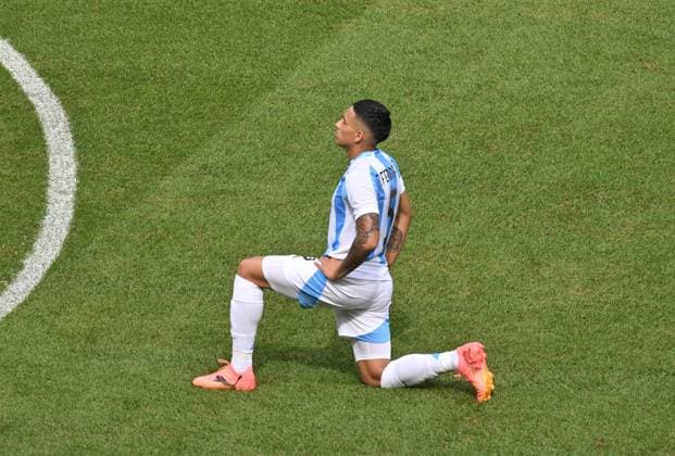 Ezequiel Fernandez (Argentine), Mens football, Ukraine vs Argentina, Men s preliminary round during the Olympic Games, Olympische Spiele, Olympia, OS Paris 2024 JO 2024 : FOOTBALL - Ukraine vs Argentine - Jeux Olympiques 2024 - Paris2024 - D?cines-Charpieu - 30 07 2024 DPPI Panoramic 