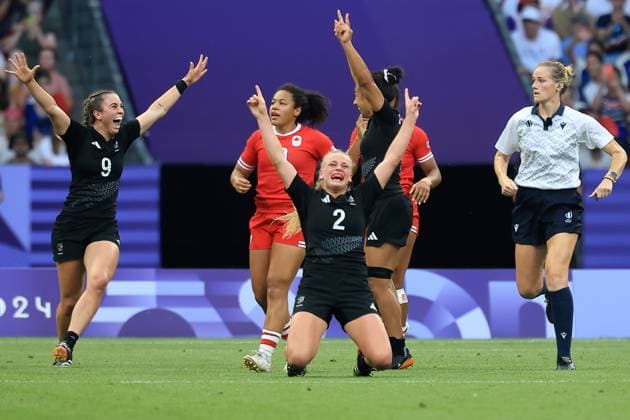 Paris 2024, 7s rugby, women, final, New Zealand - Canada