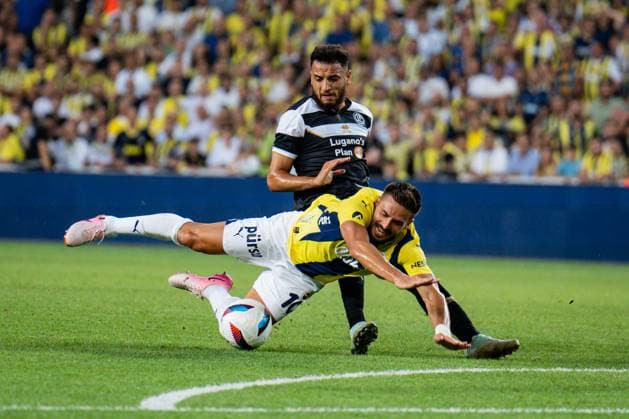 Fenerbahce v Lugano UEFA Champions League Second Qualifying Round Dusan Tadic of Fenerbahce in action during the match. Fenerbahce and Lugano faced each other in the UEFA Champions League second qualifying round second leg, the match took place at Sukru Saracoglu Stadium on July 30, 2024 Istanbul Istanbul Turkey Copyright: xYagizxGurtugx