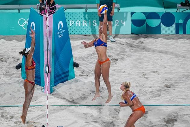 Paris 2024, Beach volleyball, Women, Netherlands - Japan