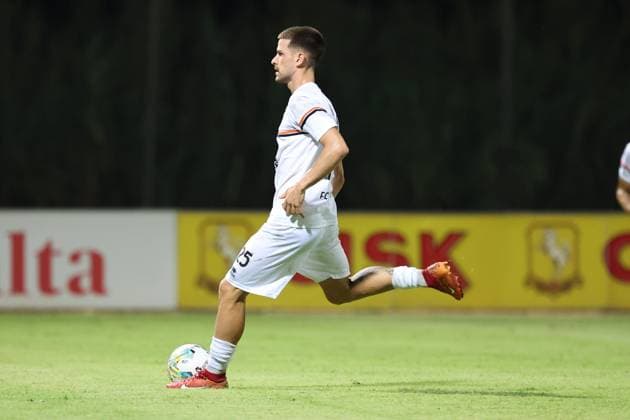 PAOLA, MALTA - JULY 30: Bernard Karrica of Ballkani is taking a penalty kick during the UEFA Europa Conference League, Second Qualifying Round, 2nd Leg soccer match between Hamrun Spartans and Ballkani at the Tony Bezzina Stadium, Paola, Malta on 30 July 2024. (Photo by Domenic Aquilina) Hamrun Spartans v Ballkani - UEFA Europa Conference League 2024 2025, Second Qualifying Round, 2nd Leg