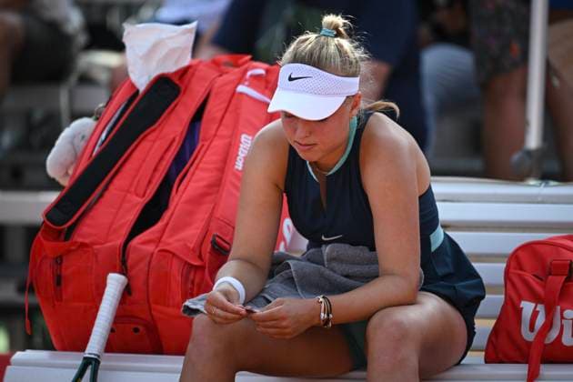 Tennis ITF Tour Ladies Open Hechingen 2024 30 07 2024 1 Round Brenda Fruhvirtova CZE has to retire injured